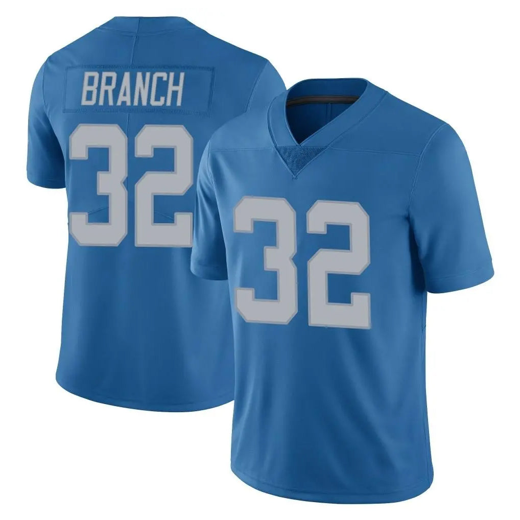 D.Lions #32 Brian Branch Player Blue Limited Throwback Vapor Untouchable Ddoa Stitched Jerseys