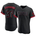 C.Reds #37 Tyler Stephenson Player Black City Connect Limited Elite Home Ddoa Stitched Jerseys