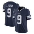 D.Cowboys #9 KaVontae Turpin Player Navy Vapor Untouchable Limited Home Game Ddoa Stitched Jerseys