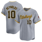 P.Pirates #10 Bryan Reynolds Player Gray Road Home Limited Ddoa Stitched Jerseys