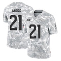 D.Broncos #21 Riley Moss Player Arctic Camo Salute To Service Limited Ddoa Stitched Jerseys