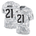 D.Broncos #21 Riley Moss Player Arctic Camo Salute To Service Limited Ddoa Stitched Jerseys