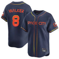 H.Astros #8 Christian Walker Player Navy City Connect Home Limited Ddoa Stitched Jerseys