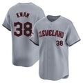 C.Guardians #38 Steven Kwan Player Gray Road Limited Home Ddoa Stitched Jerseys