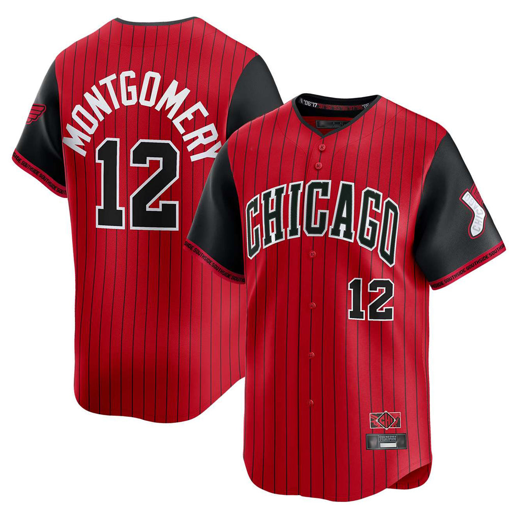 C.White Sox #12 Colson Montgomery Player Red City Connect Limited Home Ddoa Stitched Jerseys