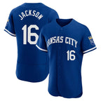 KC.Royals #16 Bo Jackson Player Royal City Connect Limited Elite Home Game Ddoa Stitched Jerseys