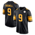 P.Steelers #9 Chris Boswell Player Black Color Rush Home Game Ddoa Stitched Jerseys