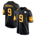 P.Steelers #9 Chris Boswell Player Black Color Rush Home Game Ddoa Stitched Jerseys