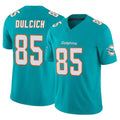 M.Dolphins #85 Greg Dulcich Player Aqua Limited Vapor F.U.S.E. Home Game Ddoa Stitched Jerseys
