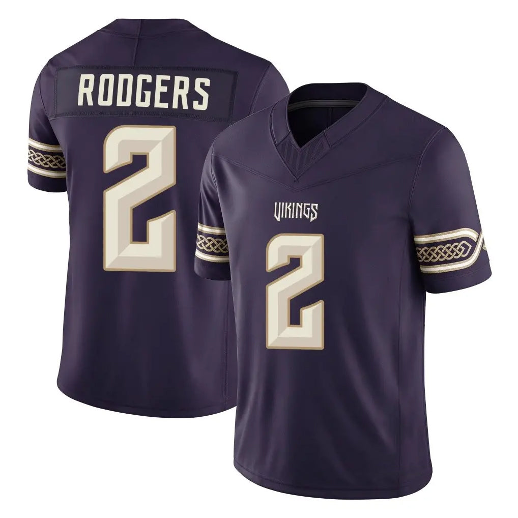 MN.Vikings #2 Isaiah Rodgers Player Purple Limited 2026 Rivalries Collection Home Game Ddoa Stitched Jerseys