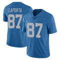 D.Lions #87 Sam LaPorta Player Blue Limited Throwback Vapor Untouchable Ddoa Stitched Jerseys