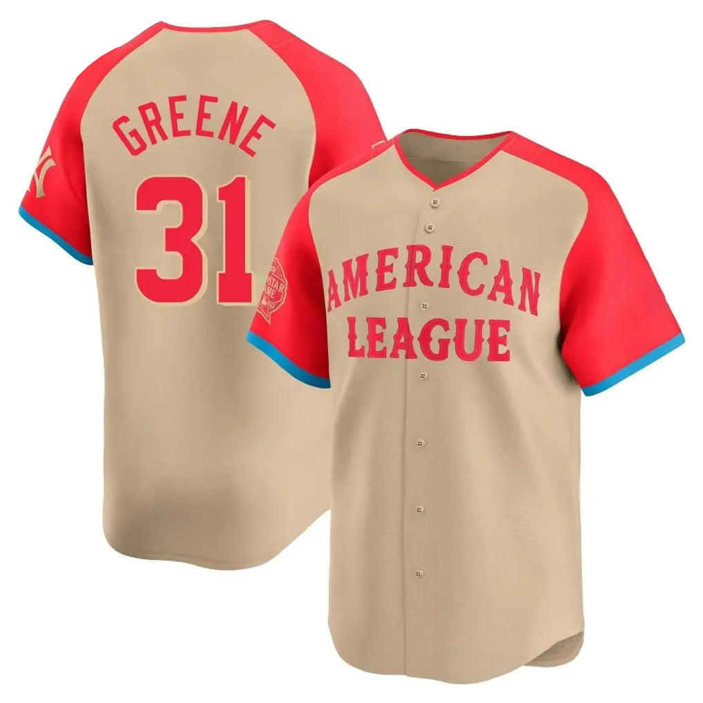 D.Tigers #31 Riley Greene Player Cream Limited American League All-Star Game Ddoa Stitched Jerseys