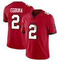 TB.Buccaneers #2 Emeka Egbuka Player Red Limited Vapor Home Game Ddoa Stitched Jerseys