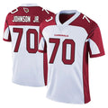 A.Cardinals #70 Paris Johnson Jr. Player White Vapor Limited Home Game Ddoa Stitched Jerseys