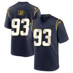 LA.Chargers #93 Teair Tart Player Navy Home Game Ddoa Stitched Jerseys