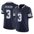 D.Cowboys #3 George Pickens Player Navy Limited Vapor F.U.S.E. Home Game Ddoa Stitched Jerseys