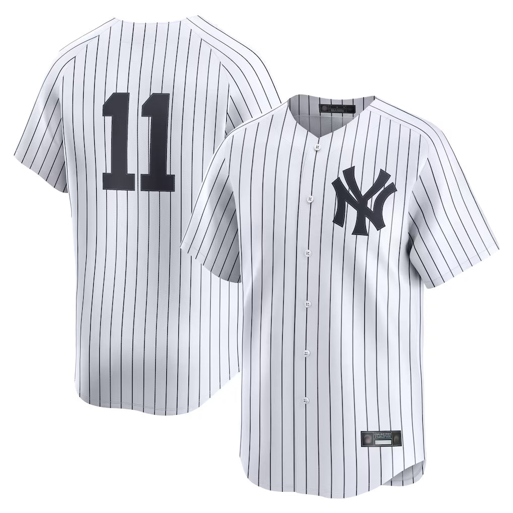 NY.Yankees #11 Anthony Volpe Player White Limited Home Ddoa Stitched Jerseys