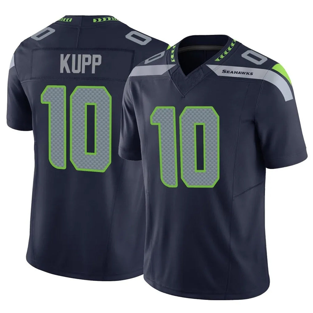 S.Seahawks #10 Cooper Kupp Player Navy Limited Vapor F.U.S.E. Home Game Ddoa Stitched Jerseys