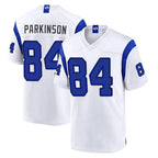 LA.Rams #84 Colby Parkinson Player White Fearsome Home Game Ddoa Stitched Jerseys