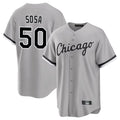 C.White Sox #50 Lenyn Sosa Player Gray Home Game Ddoa Stitched Jerseys