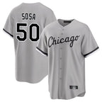 C.White Sox #50 Lenyn Sosa Player Gray Home Game Ddoa Stitched Jerseys