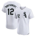 C.White Sox #12 Colson Montgomery Player White Stripe Limited Elite Home Ddoa Stitched Jerseys