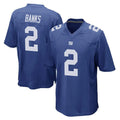 NY.Giants #2 Deonte Banks Player Royal Home Game Ddoa Stitched Jerseys