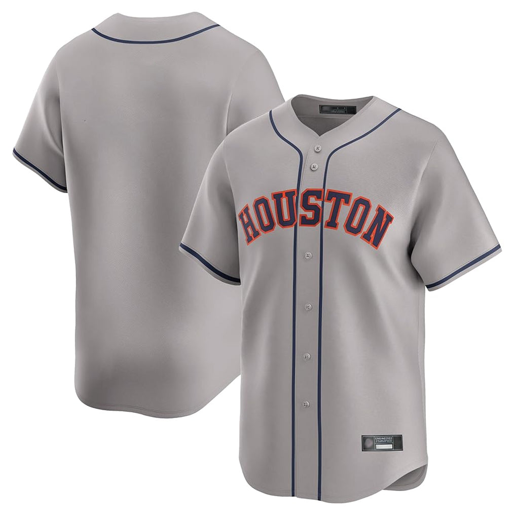 H.Astros ## Astros Blank Player Gray Home Limited Ddoa Stitched Jerseys