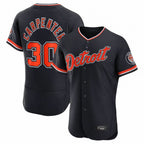 D.Tigers #30 Kerry Carpenter Player Navy Limited Elite Home Game Ddoa Stitched Jerseys