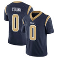 LA.Rams #0 Byron Young Player Navy Limited Vapor Untouchable Home Game Ddoa Stitched Jerseys