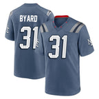 NE.Patriots #31 Kevin Byard Player Blue Rivalries Collection Home Game Ddoa Stitched Jerseys
