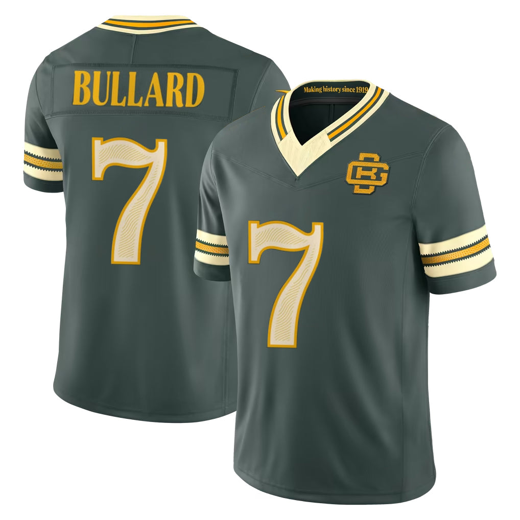 GB.Packers #7 Javon Bullard Player Green Limited 2026 Rivalries Collection Home Game Ddoa Stitched Jerseys