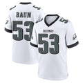 P.Eagles #53 Zack Baun Player White Game Home Ddoa Stitched Jerseys