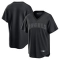 LA.Angels ## Angels Blank Player Black Pitch Fashion T-shirt Ddoa Stitched Jerseys