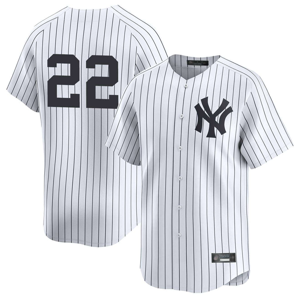 NY.Yankees #22 Ben Rice Player White Limited Ddoa Stitched Jerseys