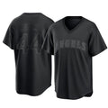 LA.Angels #44 Ben Joyce Player Black Pitch Fashion T-shirt Ddoa Stitched Jerseys
