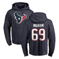 H.Texans #69 Ed Ingram Player Navy Pro Line Pullover Hoodie Limited Game Ddoa Stitched Jerseys