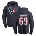 H.Texans #69 Ed Ingram Player Navy Pro Line Pullover Hoodie Limited Game Ddoa Stitched Jerseys