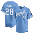 KC.Royals #28 Kyle Isbel Player Light Blue Alt Limited Home Ddoa Stitched Jerseys