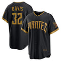 P.Pirates #32 Henry Davis Player Black 2026 City Connect Home Game Ddoa Stitched Jerseys