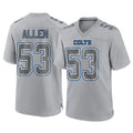 IN.Colts #53 CJ Allen Player Gray Atmosphere Fashion Home Game Ddoa Stitched Jerseys