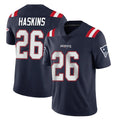 NE.Patriots #26 Hassan Haskins Player Navy Vapor Untouchable Home Game Ddoa Stitched Jerseys