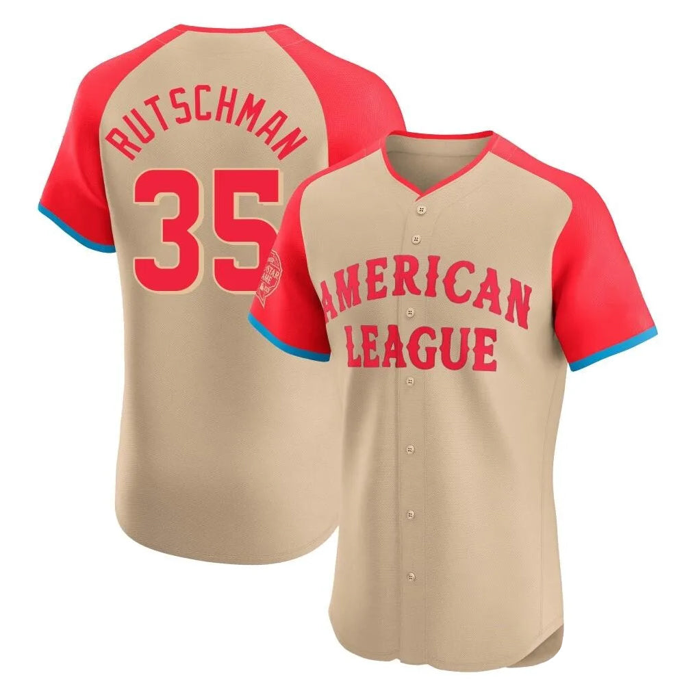 B.Orioles #35 Adley Rutschman Player Cream American League All-Star Limited Elite Home Game Ddoa Stitched Jerseys