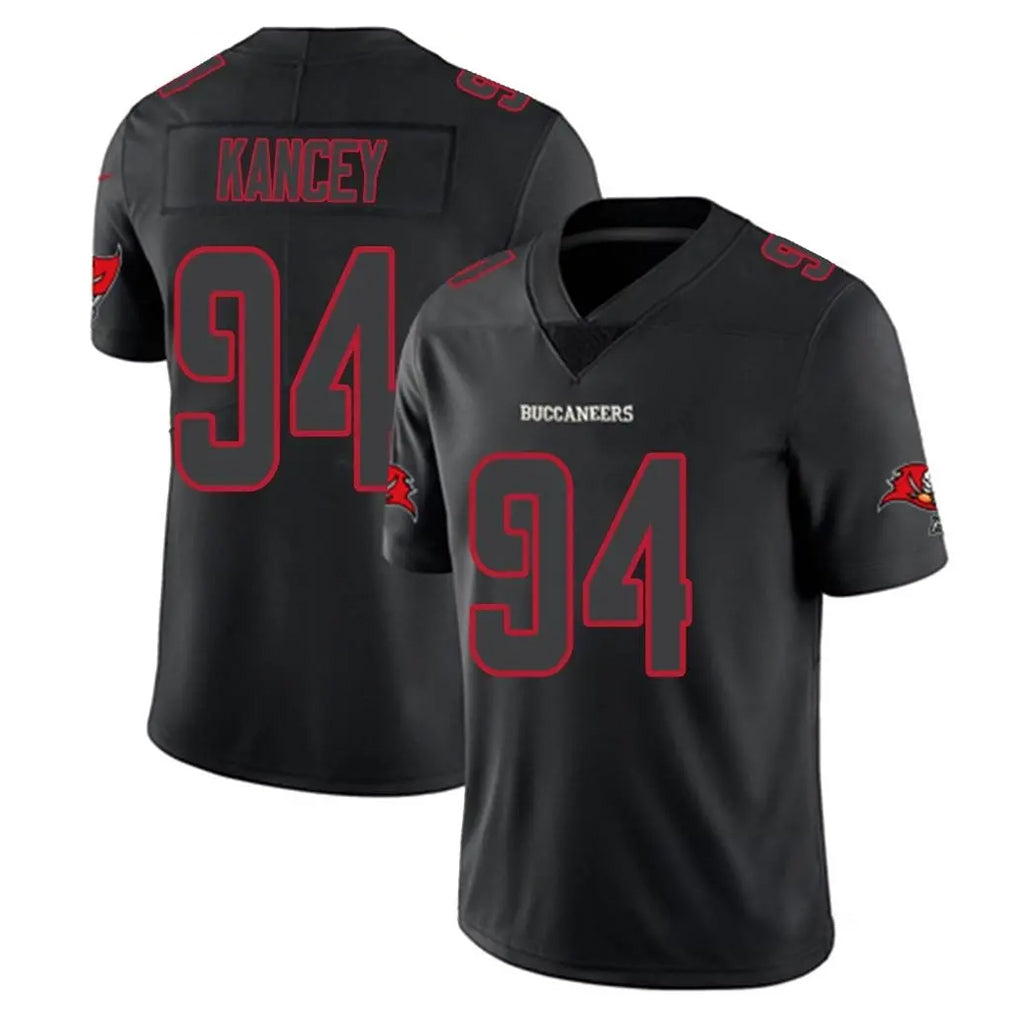 TB.Buccaneers #94 Calijah Kancey Player Black Impact Limited Home Game Ddoa Stitched Jerseys