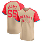 KC.Royals #55 Cole Ragans Player Cream American League All-Star Limited Elite Home Ddoa Stitched Jerseys