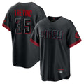 C.Reds #35 Jose Trevino Player Black City Connect Home Game Ddoa Stitched Jerseys