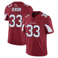 A.Cardinals #33 Trey Benson Player Cardinal Vapor Limited Home Game  Ddoa Stitched Jerseys