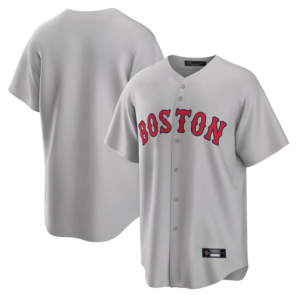 B.Red Sox ## Red Sox Blank Player Gray Road Home Game Ddoa Stitched Jerseys