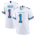 T.Titans #1 Cam Ward Player White 2026 Game Home Ddoa Stitched Jerseys