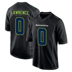 S.Seahawks #0 DeMarcus Lawrence Player Black Limited Fashion Home Game Ddoa Stitched Jerseys